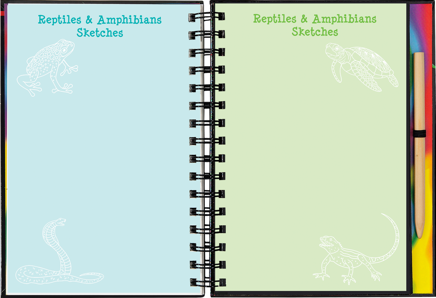Reptiles & Amphibians Scratch and Sketch