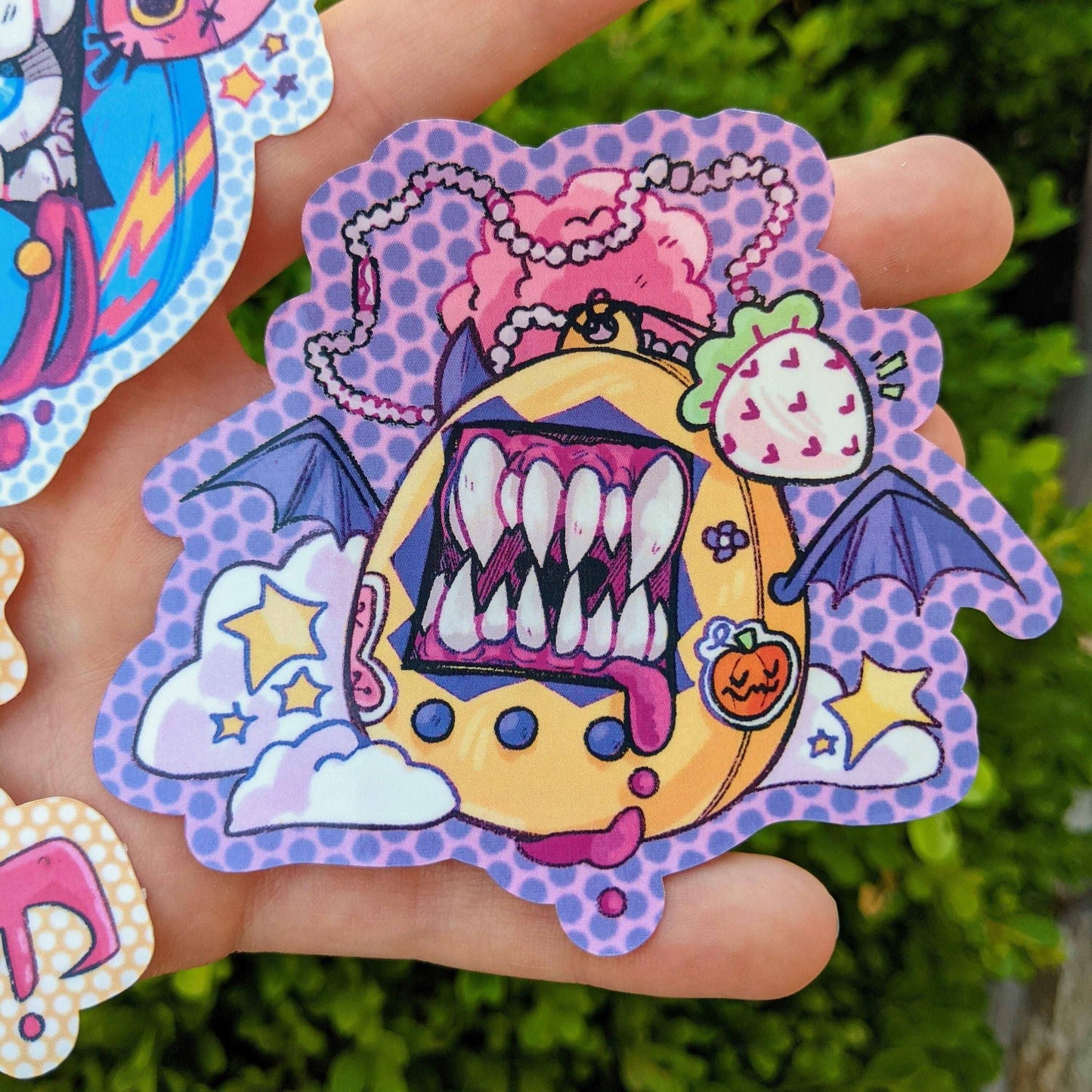 Harajuku Virtual Pet Stickers!: Pink Virtual Pet