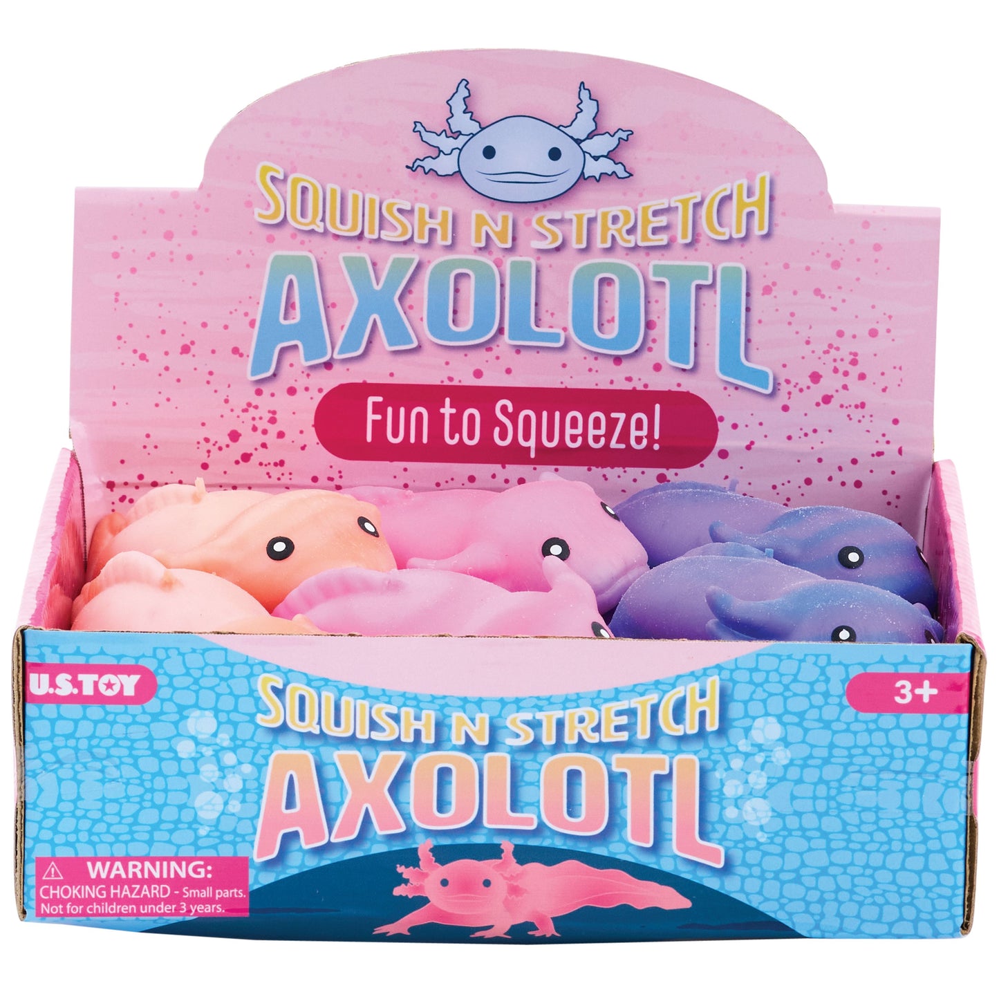 Sandy Axolotl Squeezy U.S. Toys
