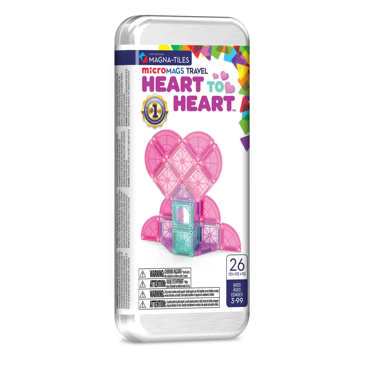 Micro Mags Heart to Heart Magna-Tiles