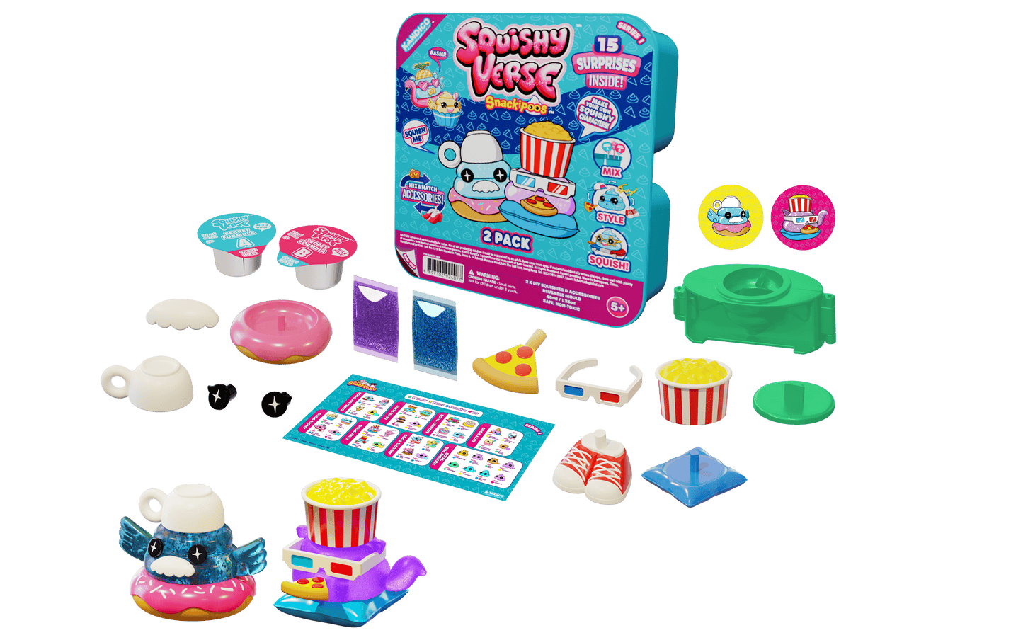 Squishy Verse 2 PK Snackypoo