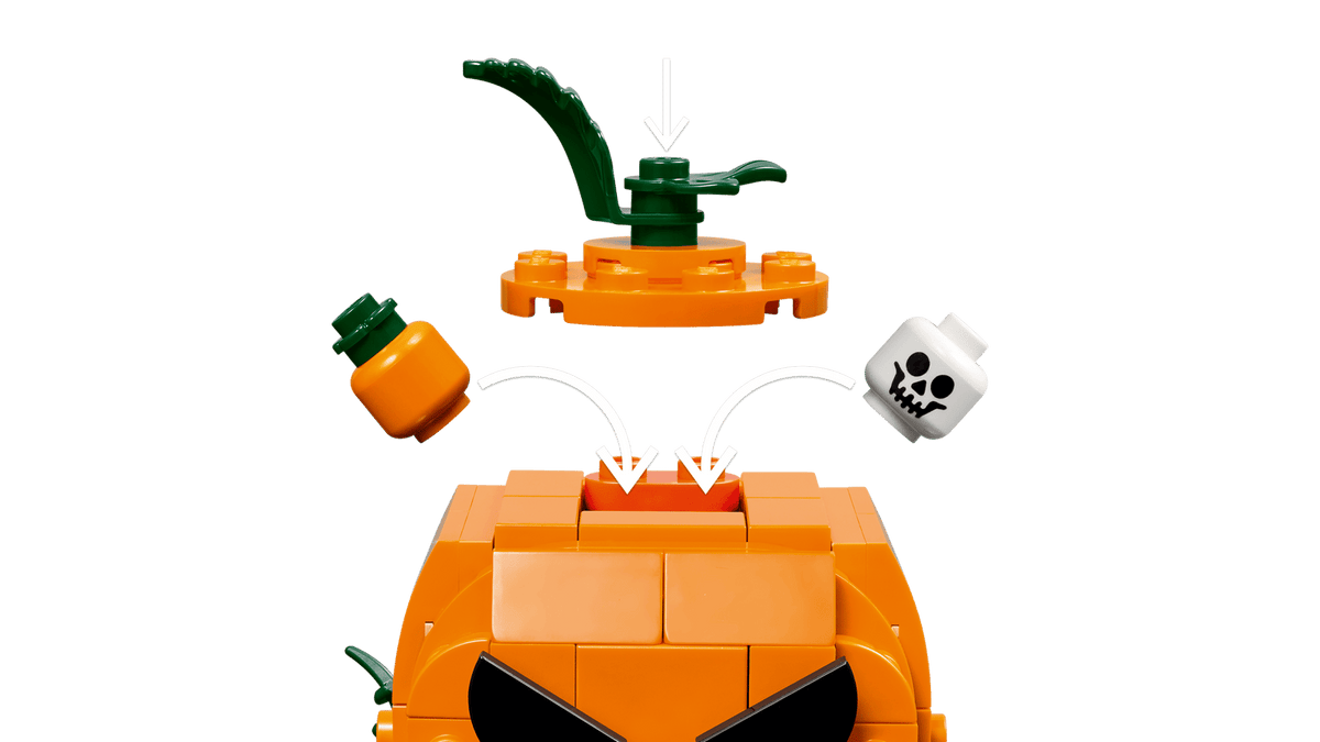 LEGO Jack-O'-Lantern Pickup Truck