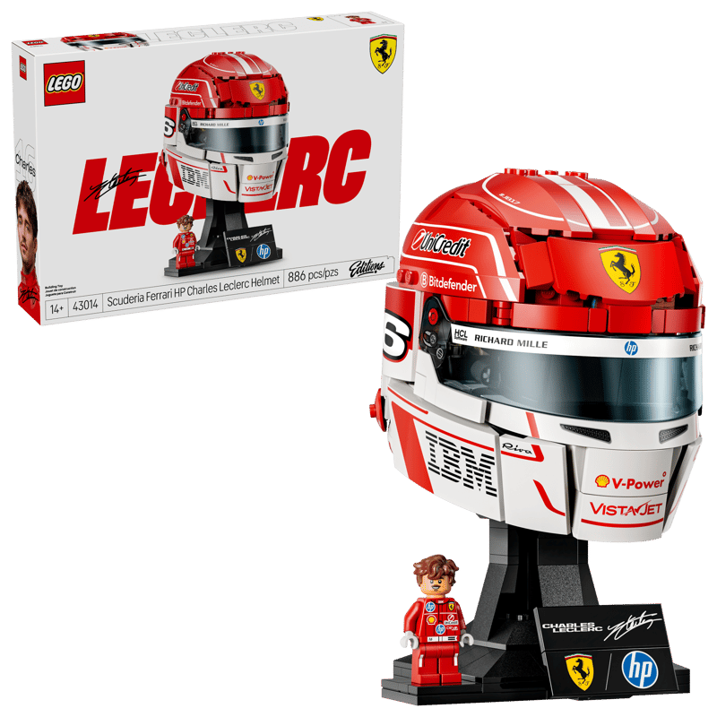 LEGO Scuderia Ferrari HP Charles Leclerc Helmet