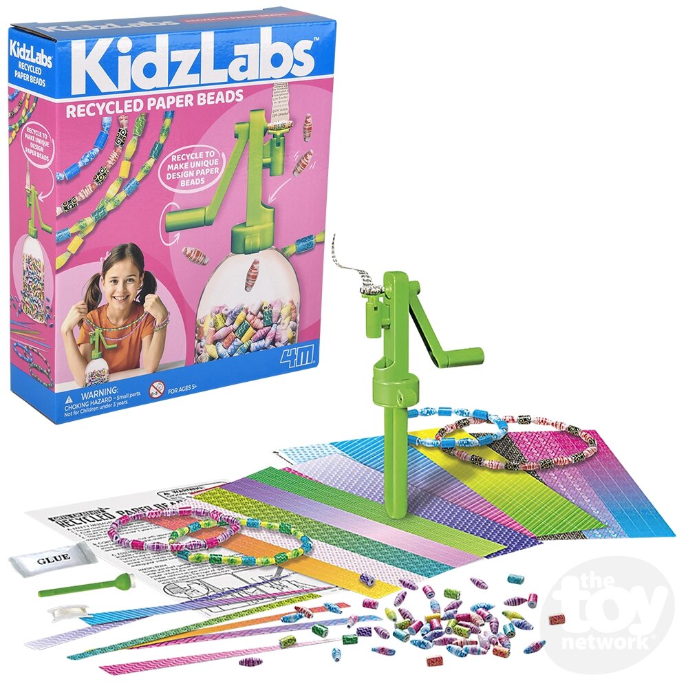 kidzLabs Recycled Paper Bead Making