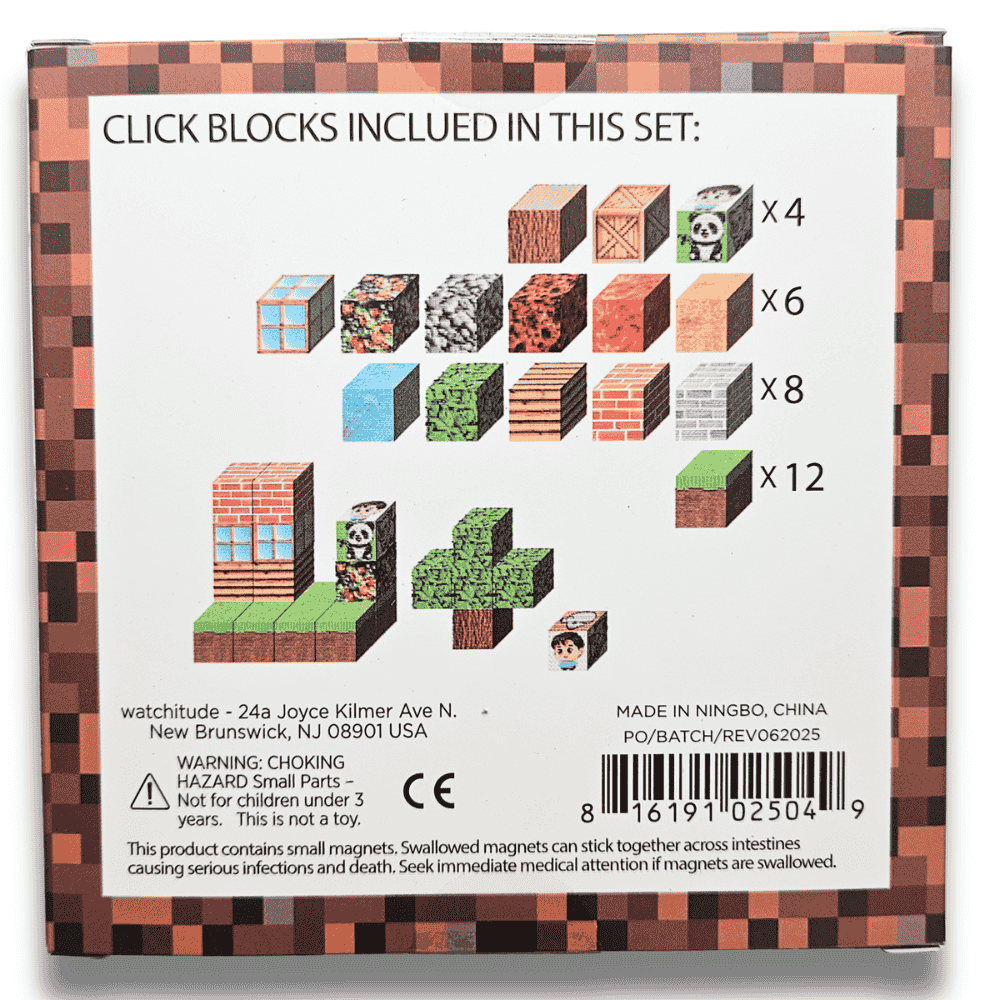 100 PC Magnetic Click Blocks Watchitude