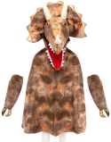Grandasaurus Triceratops Cape w/Claws 4-6