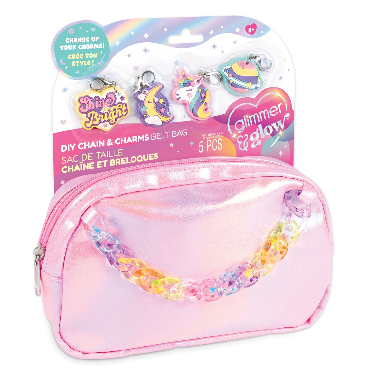 Glimmer & Glow DIY Chain Charms Belt Bag