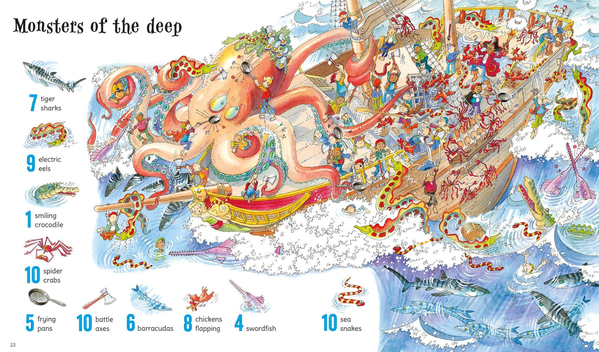 1001 Pirate Things To Spot: Usborne