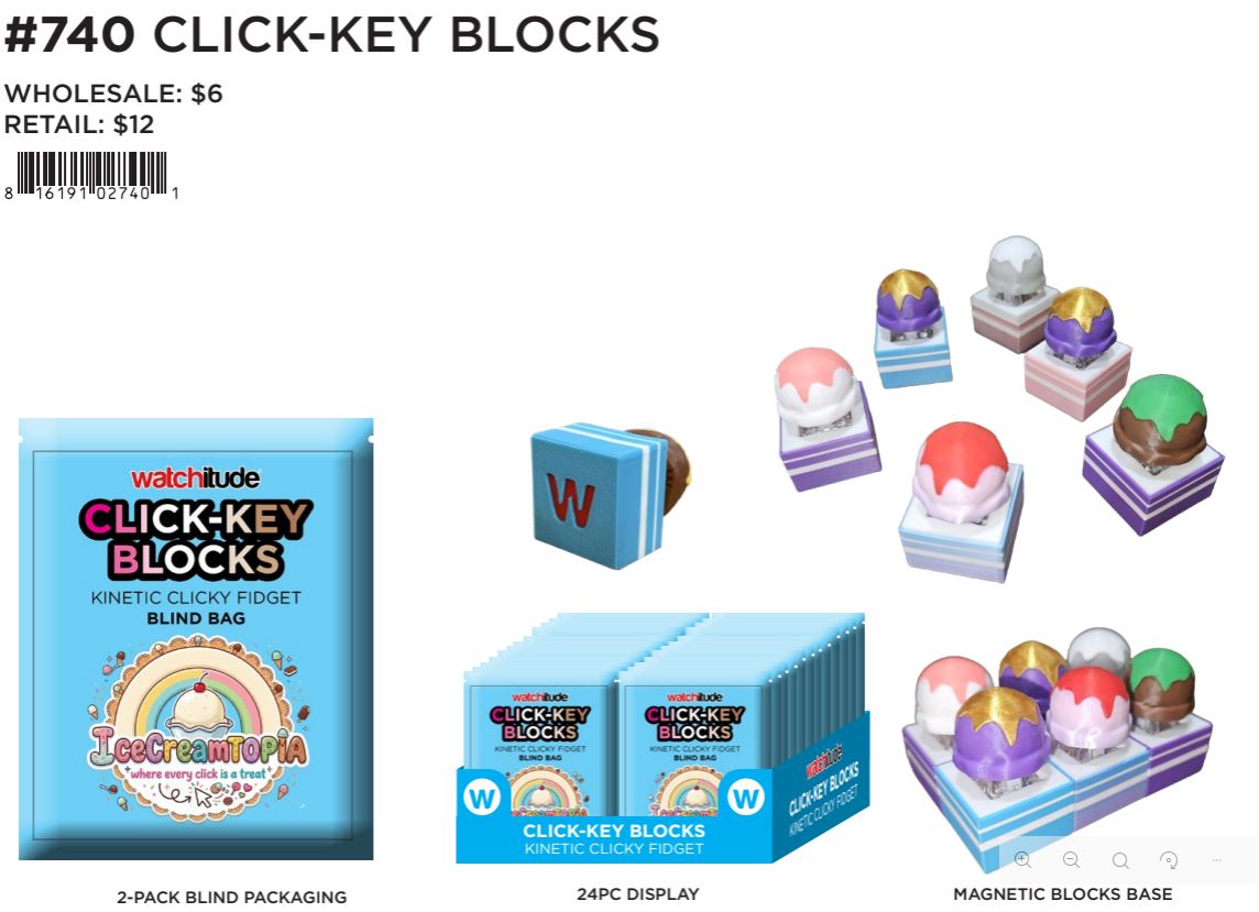 CLICK-KEY BLOCKS - Ice CreamTopia
