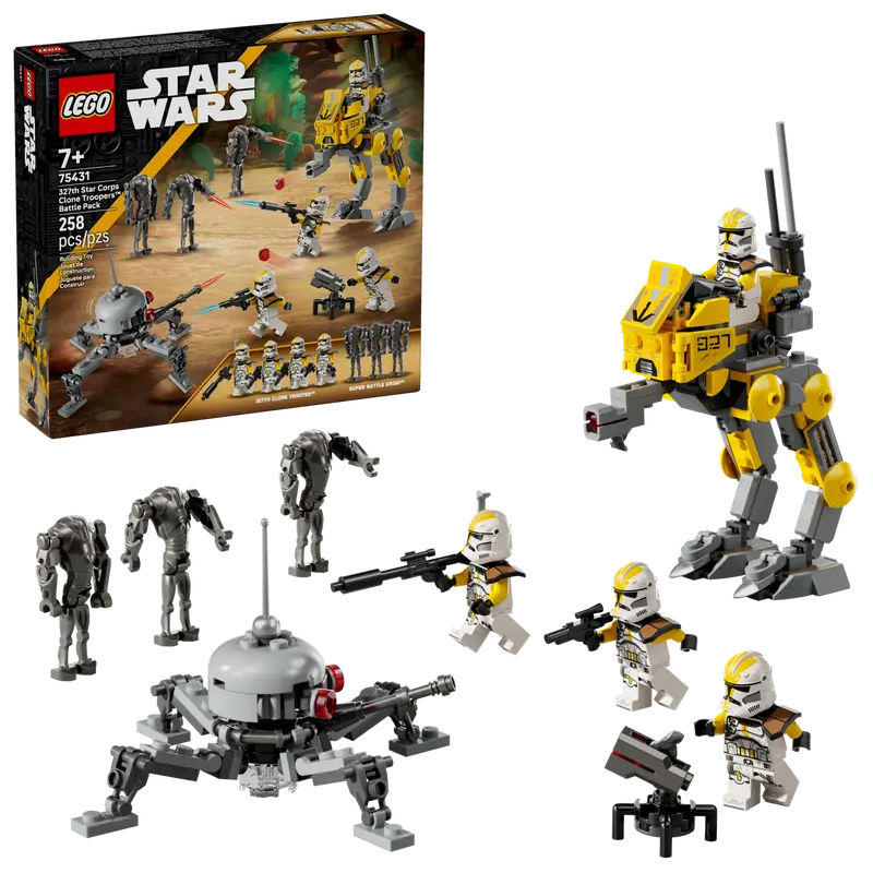 327TH Star Corps Clone Troopers Battle Pack LEGO