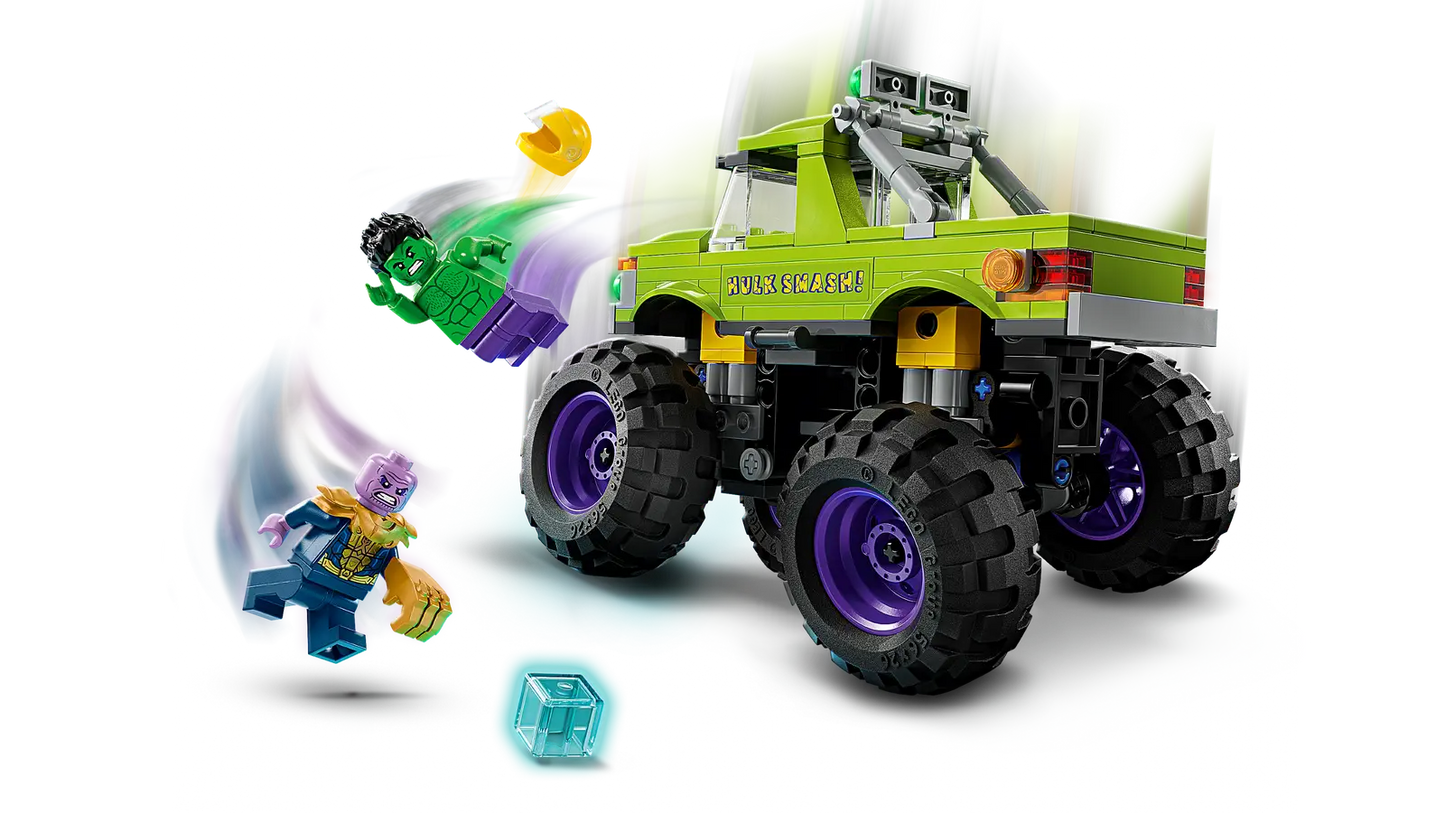 The Hulk Truck vs. Thanos LEGO