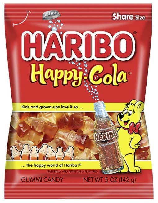 Haribo Happy Cola, 5oz, 12ct Case
