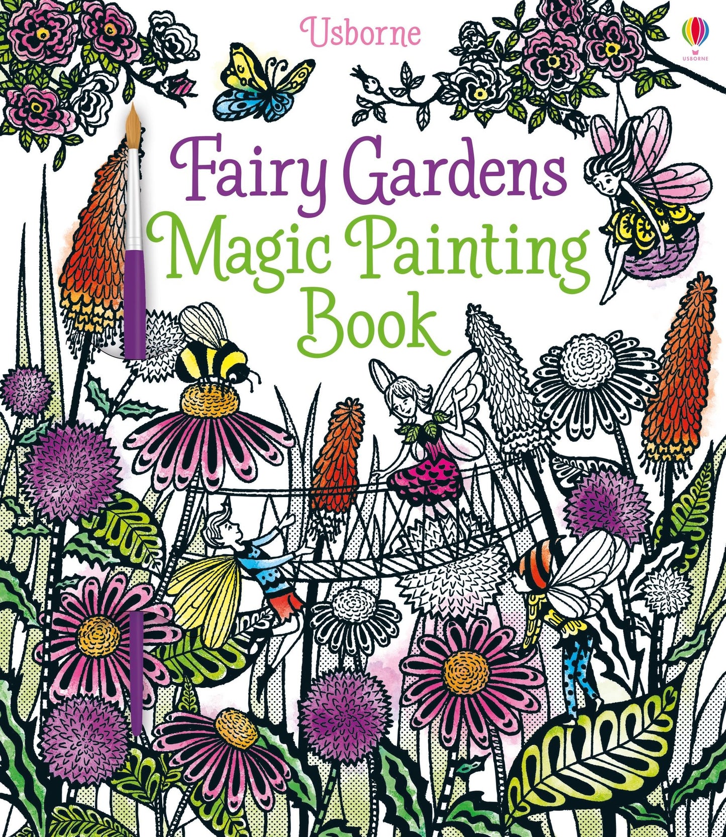 Fairy Garden Magic Painting Book
