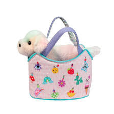 Charmingly Yours Sak w/Rainbow Dog Douglas