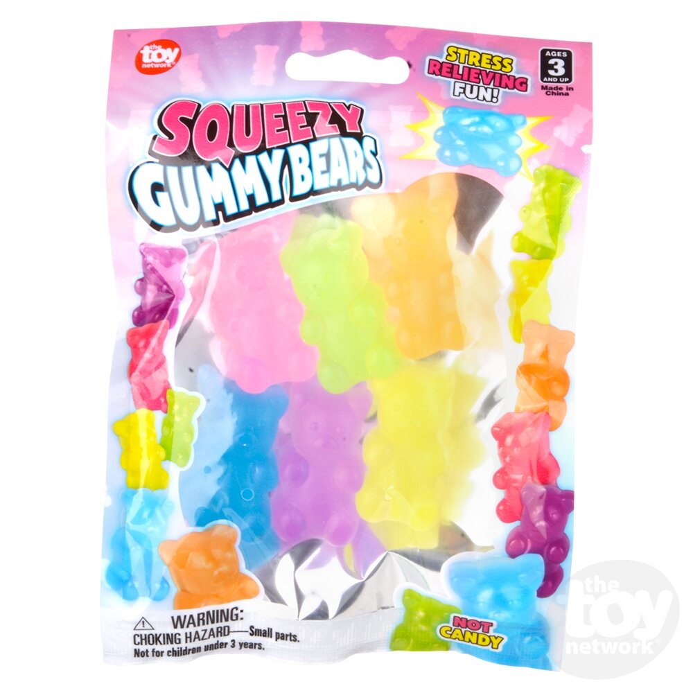Squeezy Yummy Bears Pk 1.5"