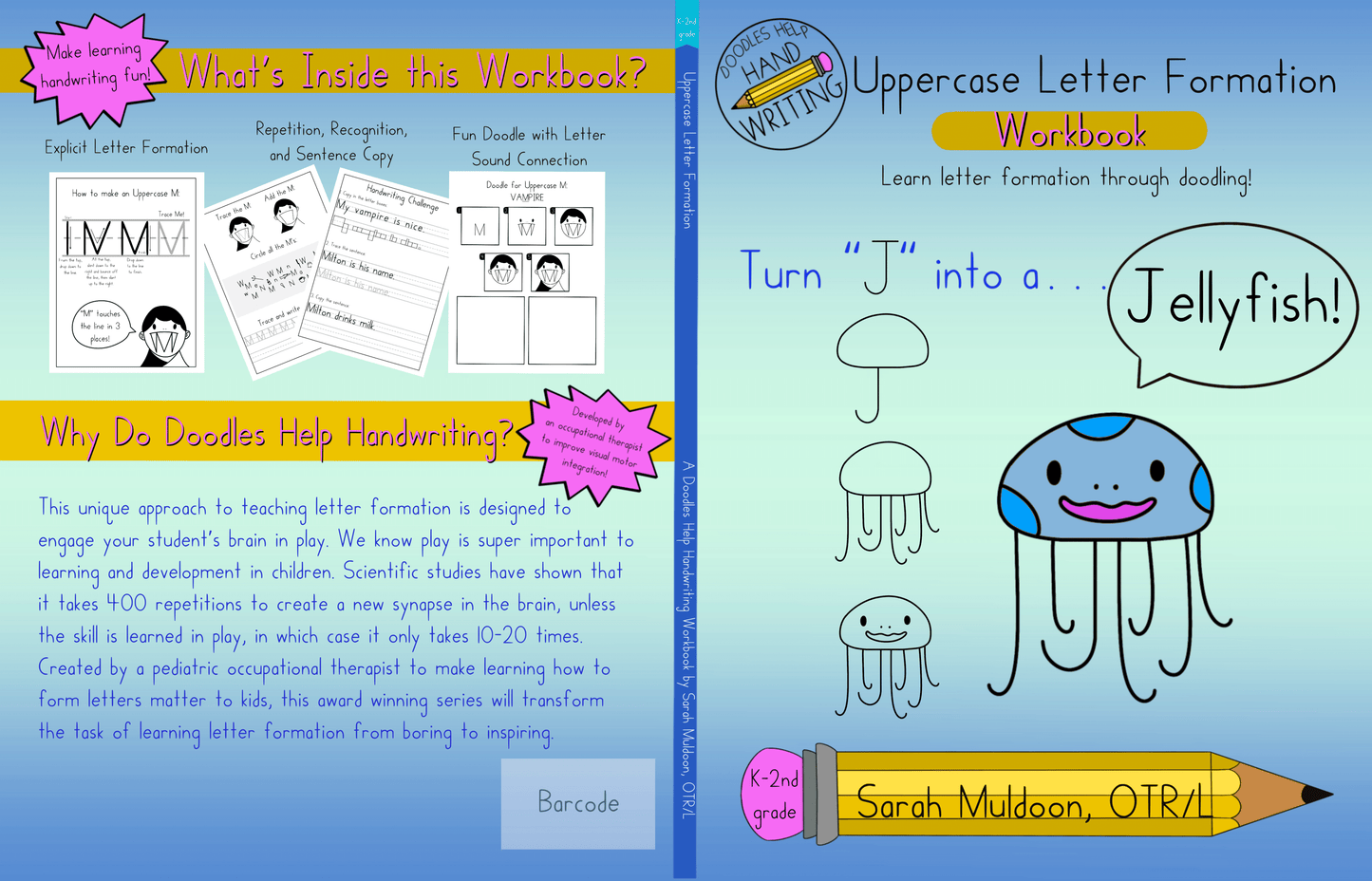 Doodles Helps Handwriting Uppercase Letters