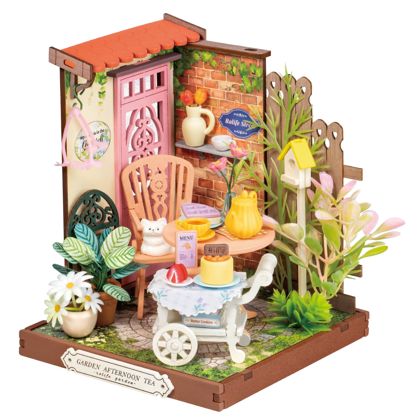 Fancy Tea Yard DIY Miniature House Kit