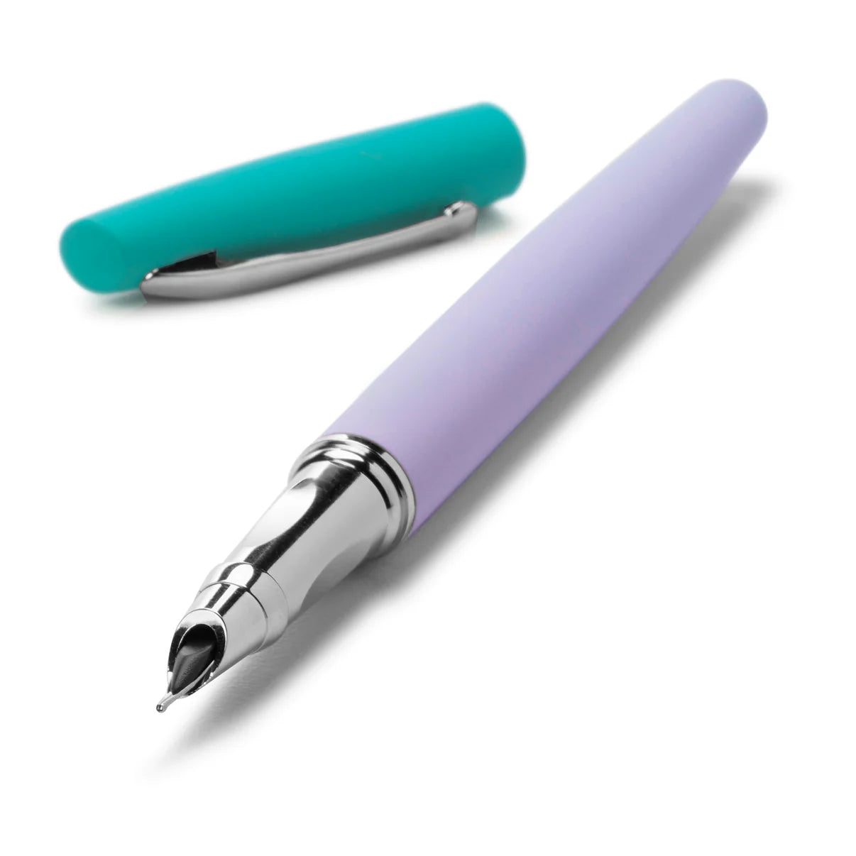 Ink Well Erasable Fountain Pen Periwinkle/Kelly Green Snifty