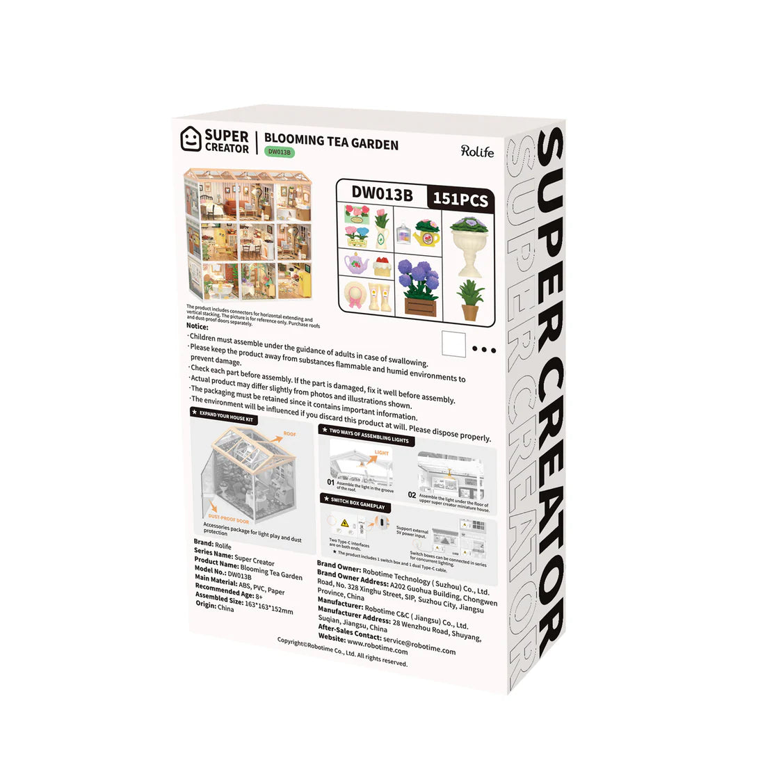 DIY Miniature Blooming Tea Garden