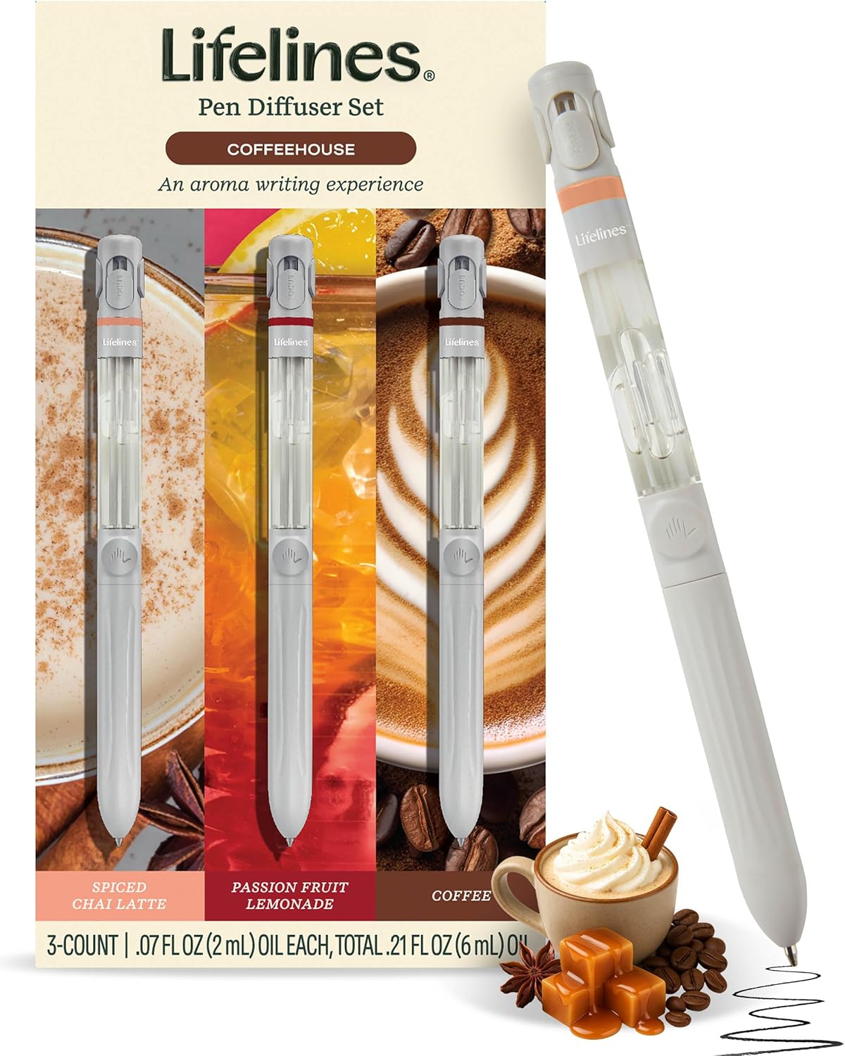 Yummy Pens Gift Set - Coffeehouse - 3-Pack
