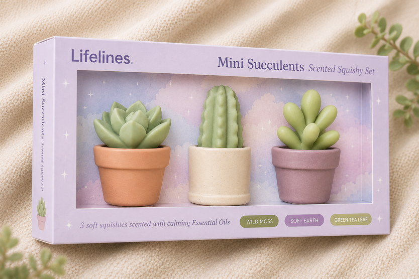 Scented Squishy Non-Plush - Mini Succulents