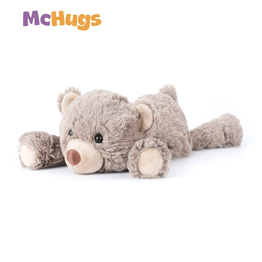 McHugs Lazy Bear Lazy Weighted Plush Animal 30cm
