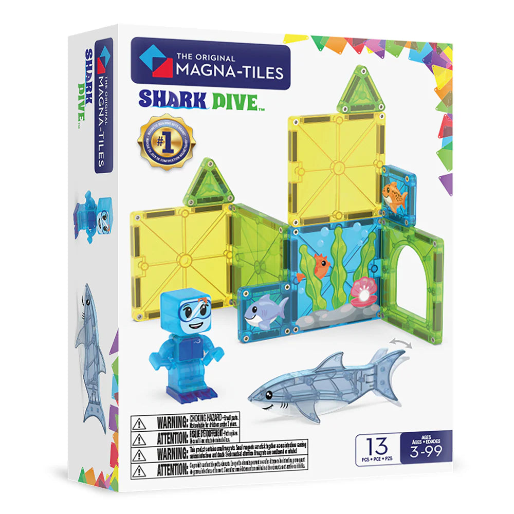 Magnatiles Shark Dive 13-Piece Set