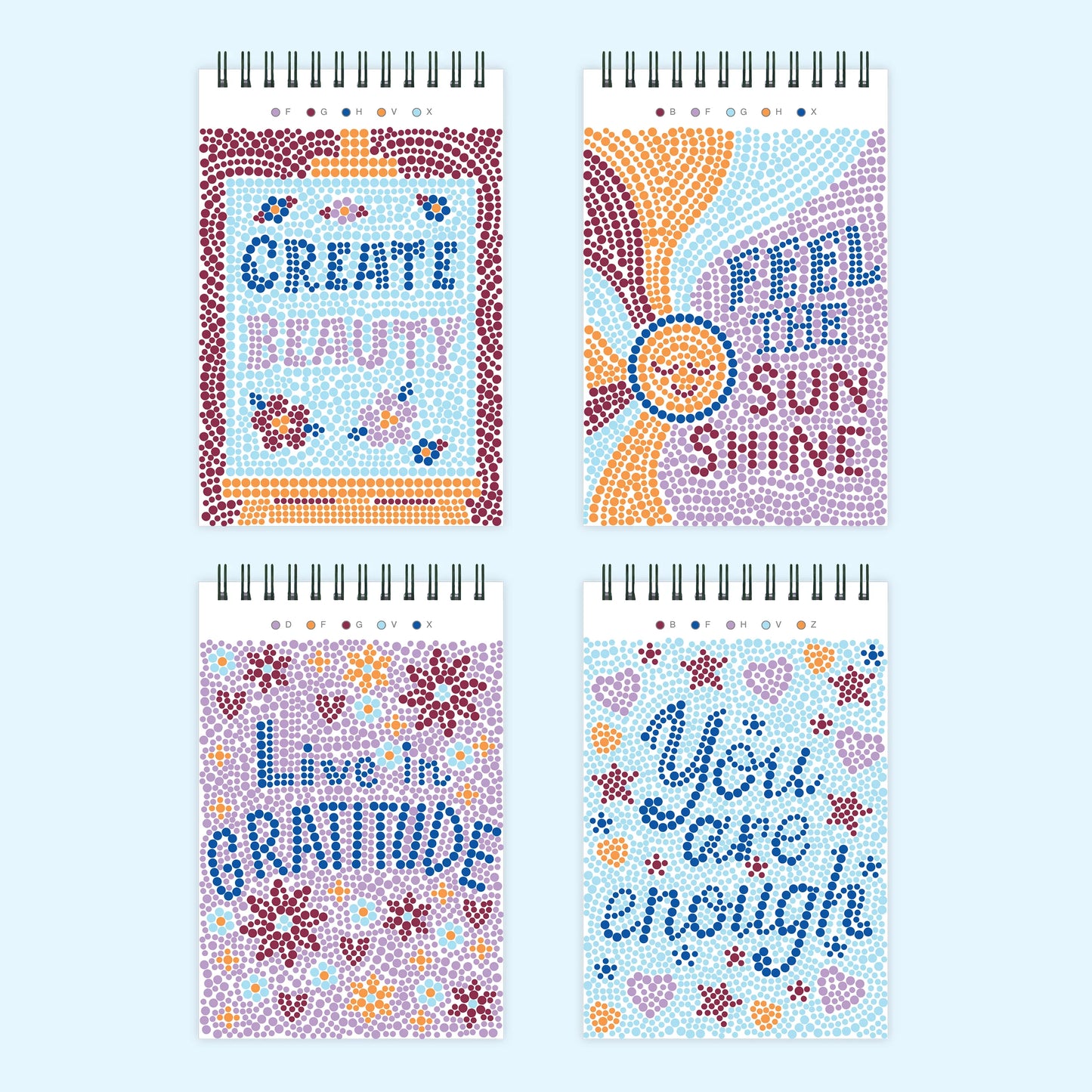 FlowArt Mini: Dot-By-Letter, Pocket Positivity Lifelines