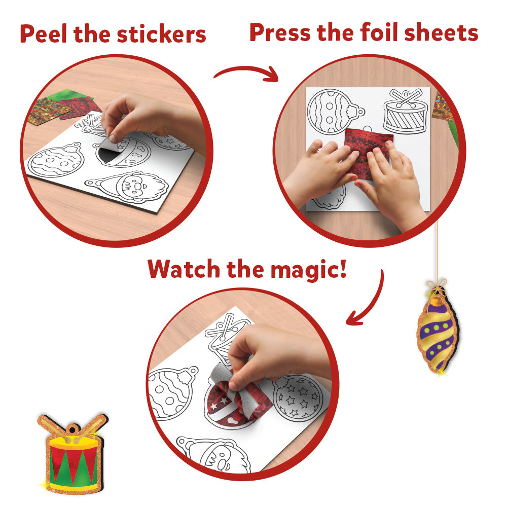 Christmas Ornaments Foil Fun