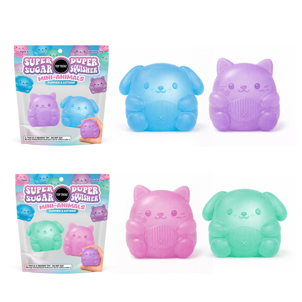 Super Duper Sugar Squisher Mini Kitty/Puppy