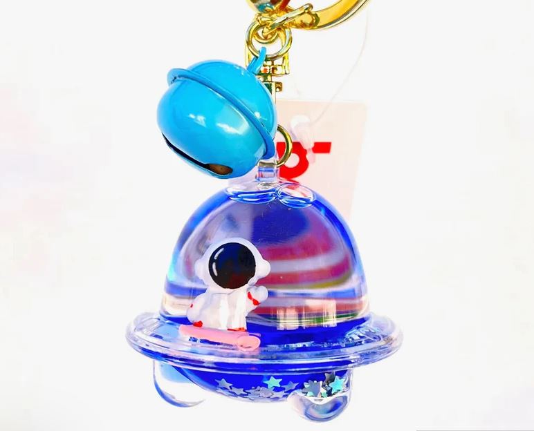 Astronaut Ufo Floaty Key Charm