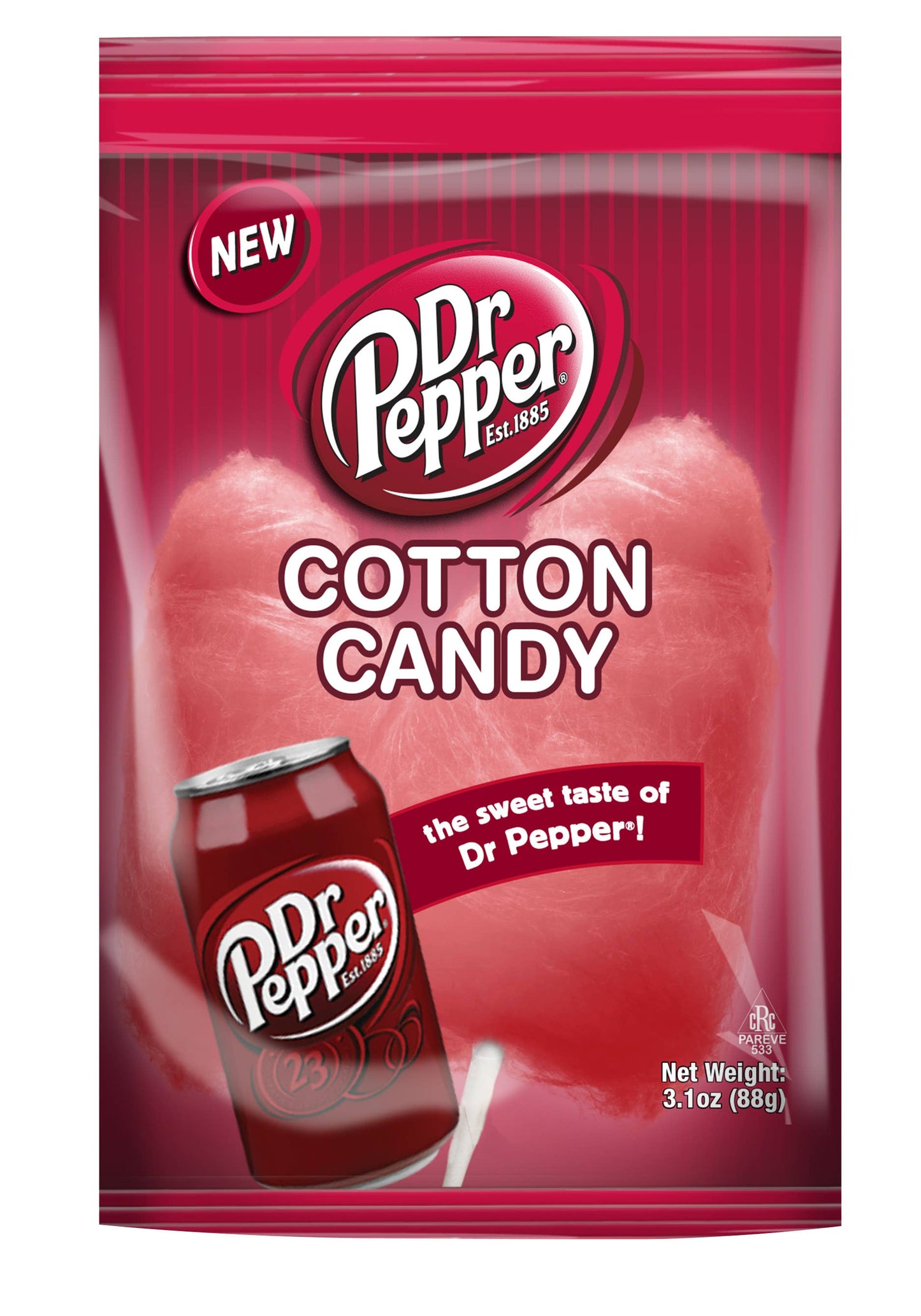 Cotton Candy Dr Pepper flavored