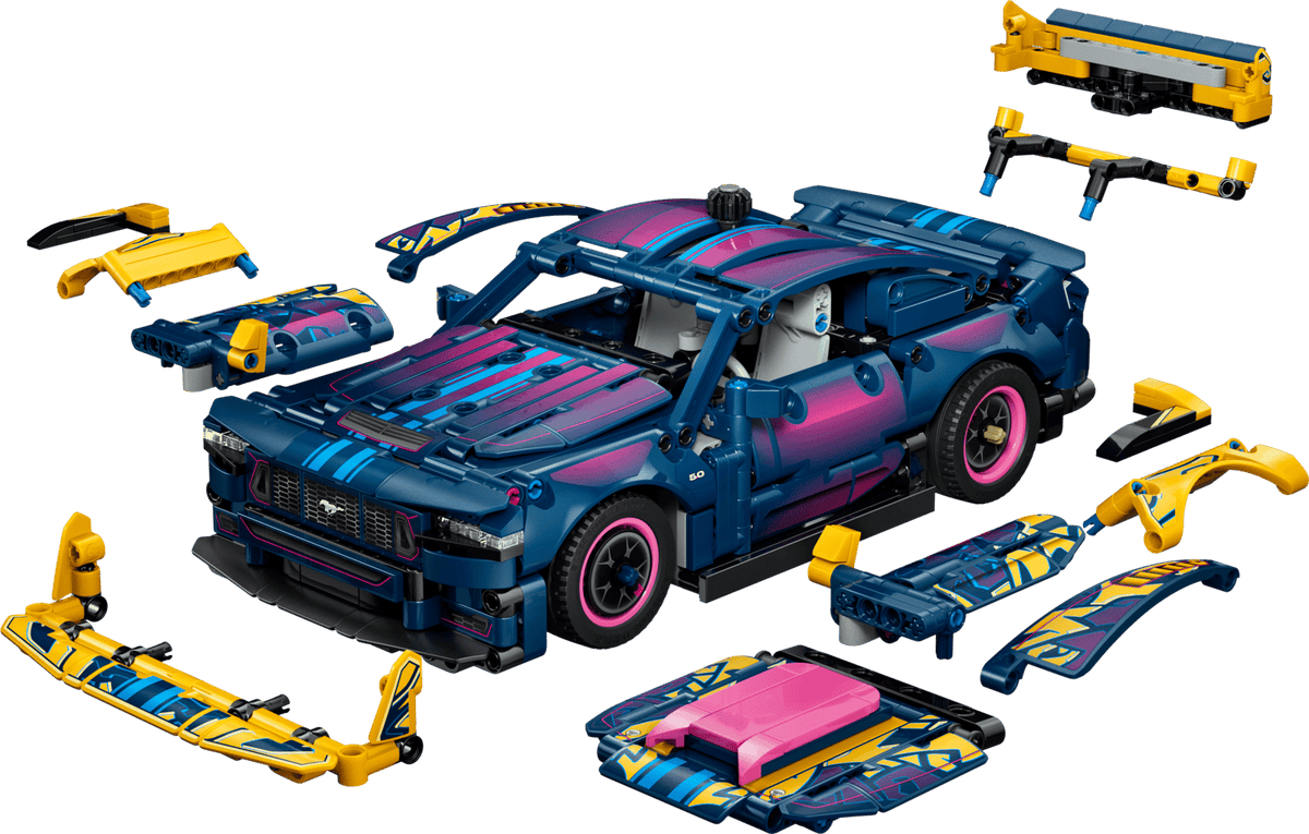 LEGO Custom Garage Ford Mustang GT