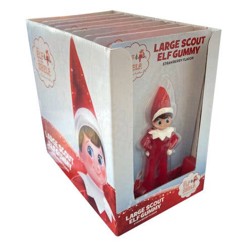 Large Scout Elf On the Shelf Gummy 9ct Display