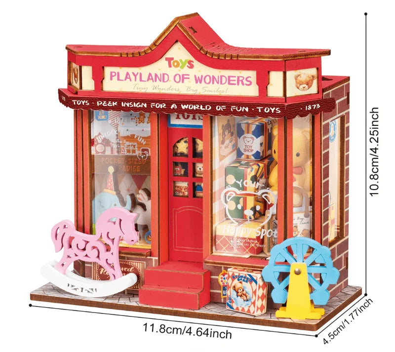 Toy Store DIY Miniature House Kit