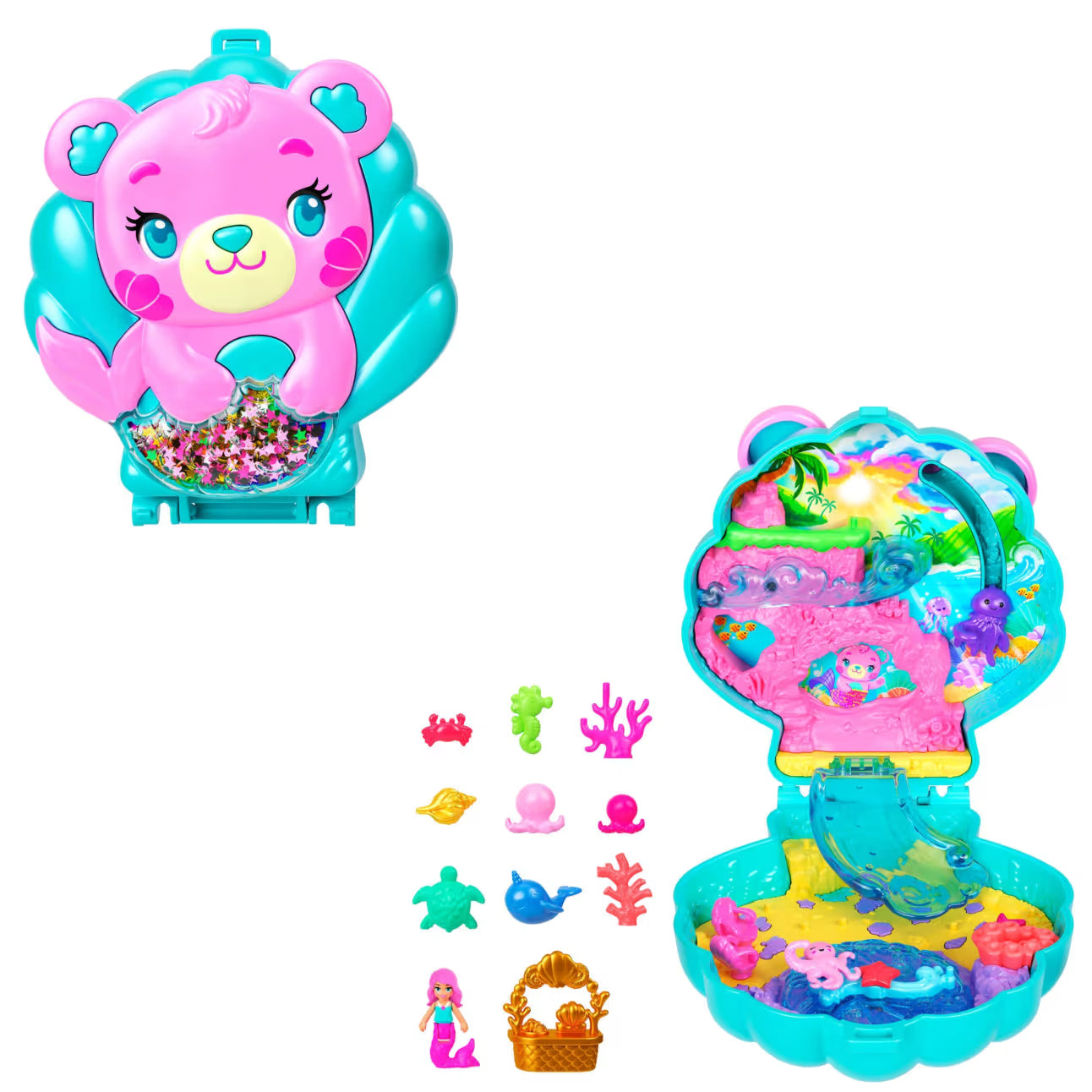 Polly Pocket Glitter Island Compact
