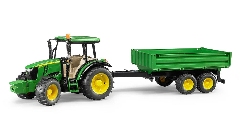 Bruder John Deere 5115M w/ Trailer