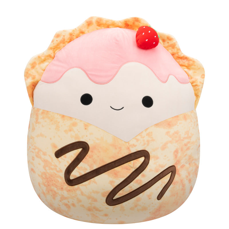 Squishmallow Gasten 8 Inch Strawberry Crepe W/Chocolate Drizzle