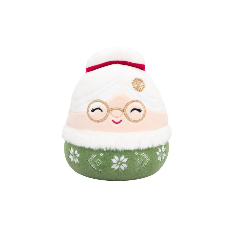 Squishmallow Nicolette 5 Inch Pastel Green Mrs Claus