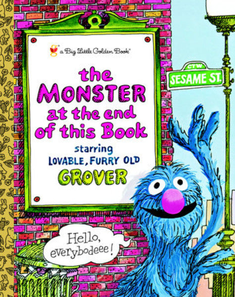 Monster at End of Book Little Golden Book
