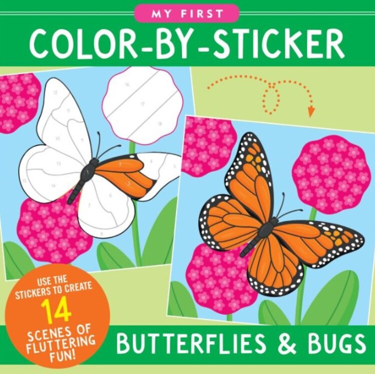 Color by Sticker Butterflies Bugs