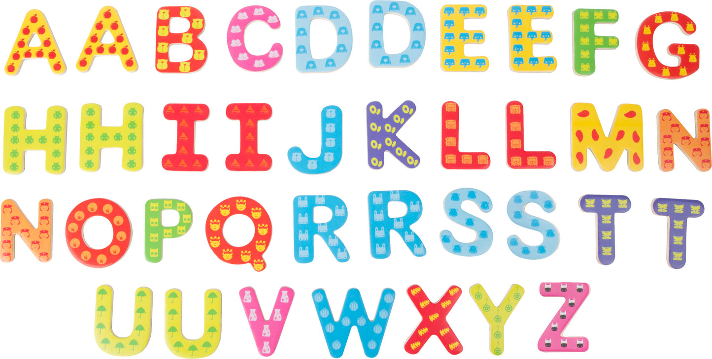 Small Foot Magnetic Letters