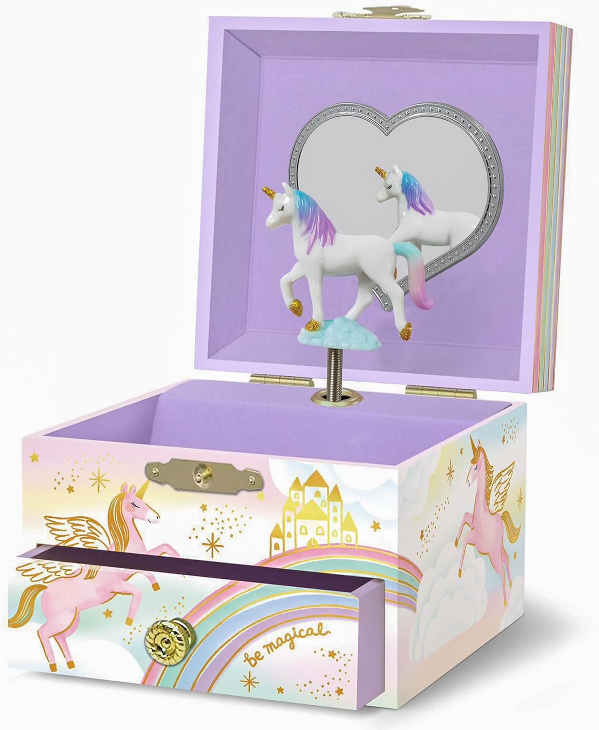 Unicorn Musical Jewelry Box