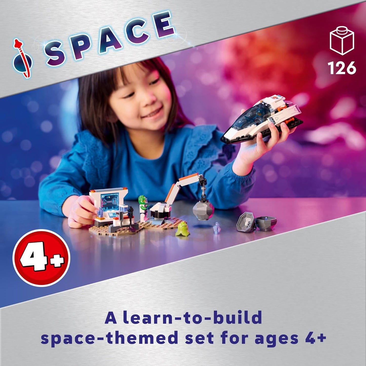 LEGO® Spaceship and Asteroid