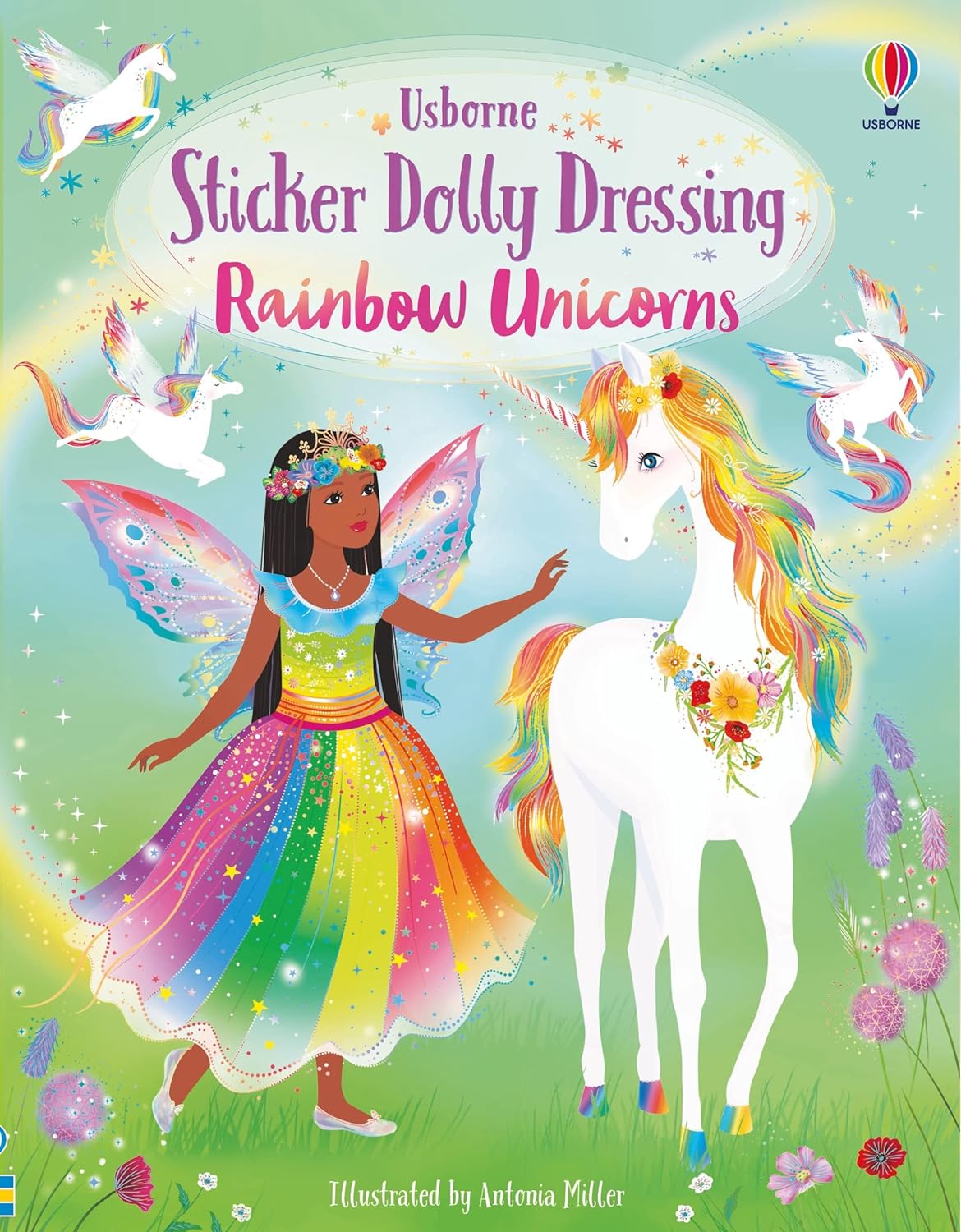 Sticker Dolly Rainbow Unicorns