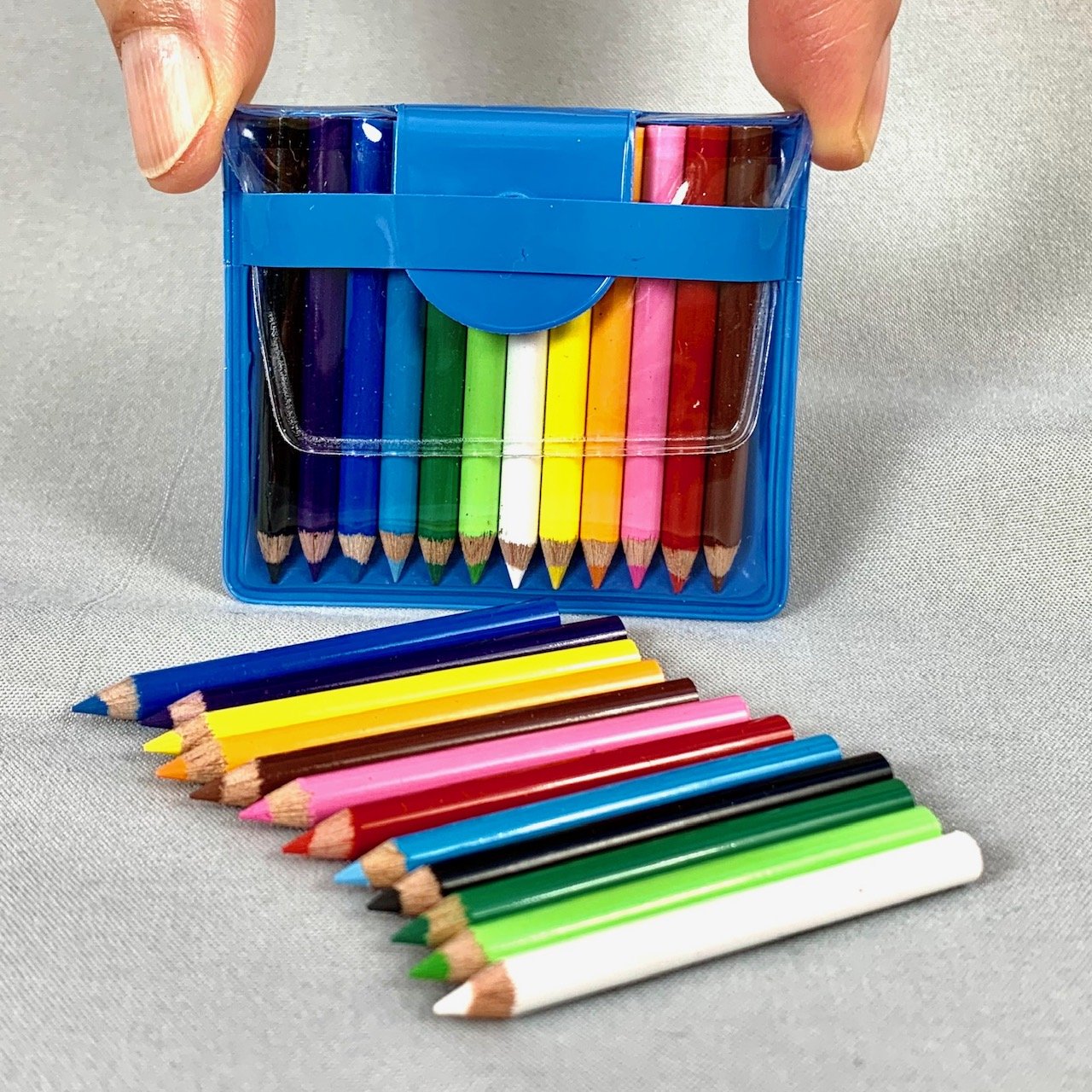 12 Mini Pencils in Pouch