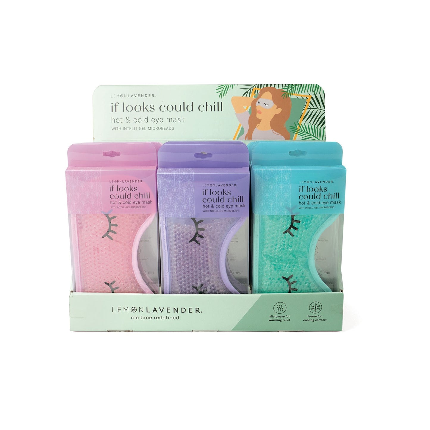 Lemon Lavendar Eye Mask Pink