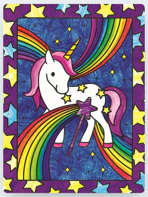Stained Glass Unicorns
