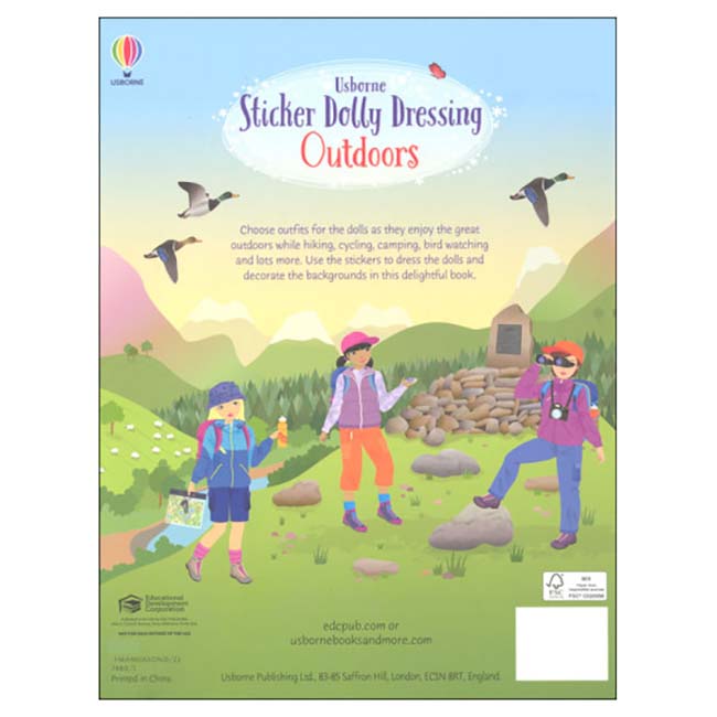 Sticker Dolly Dressing Outdoors
