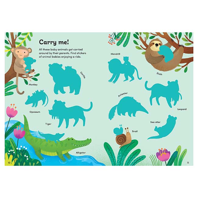 Little First Stickers Baby Animals